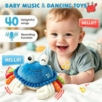 Electric Plush Crawling Crab Toys(USB Charger)