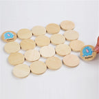 Wooden Animal Memory Matching Game