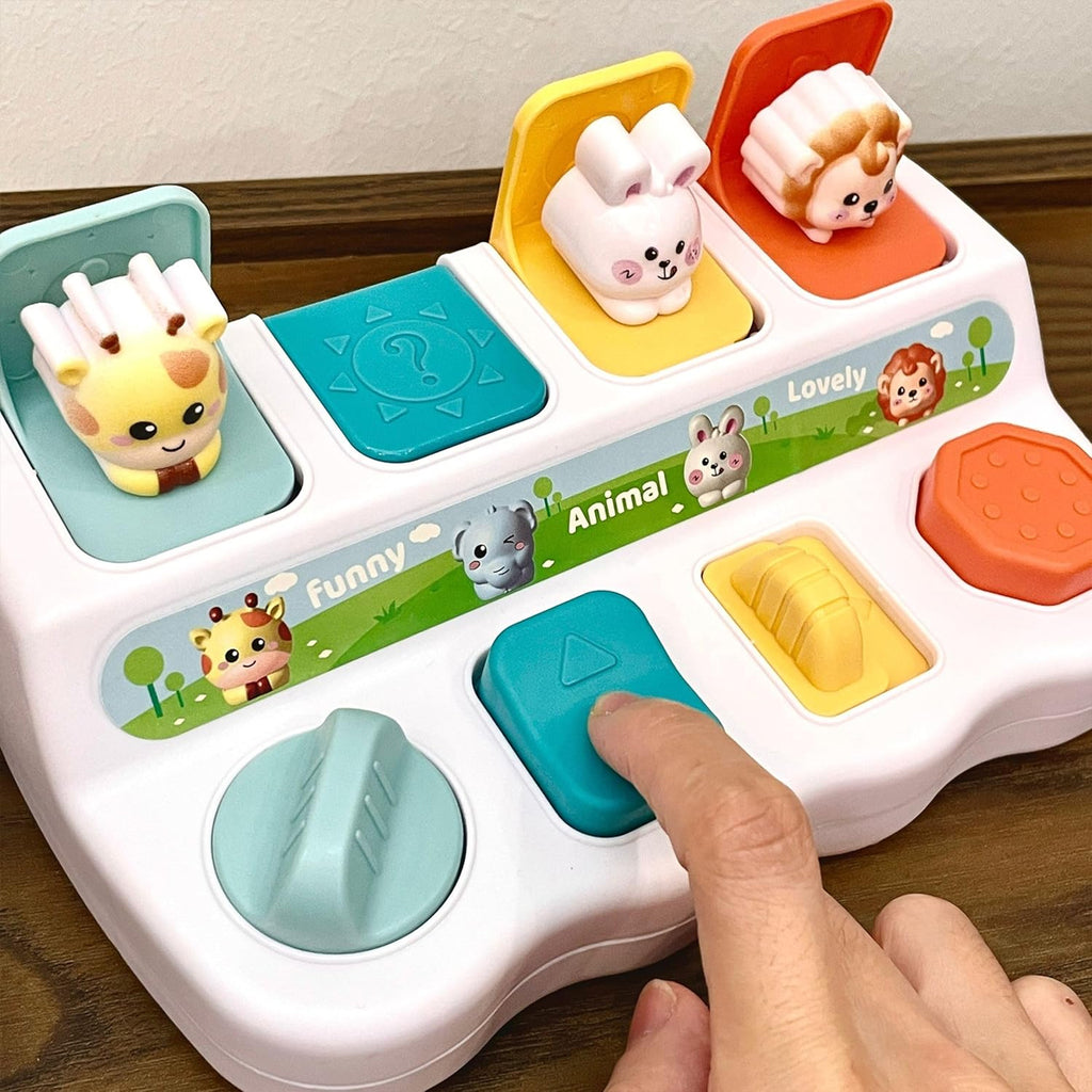 Montessori Pop-Up Animal Toy Box