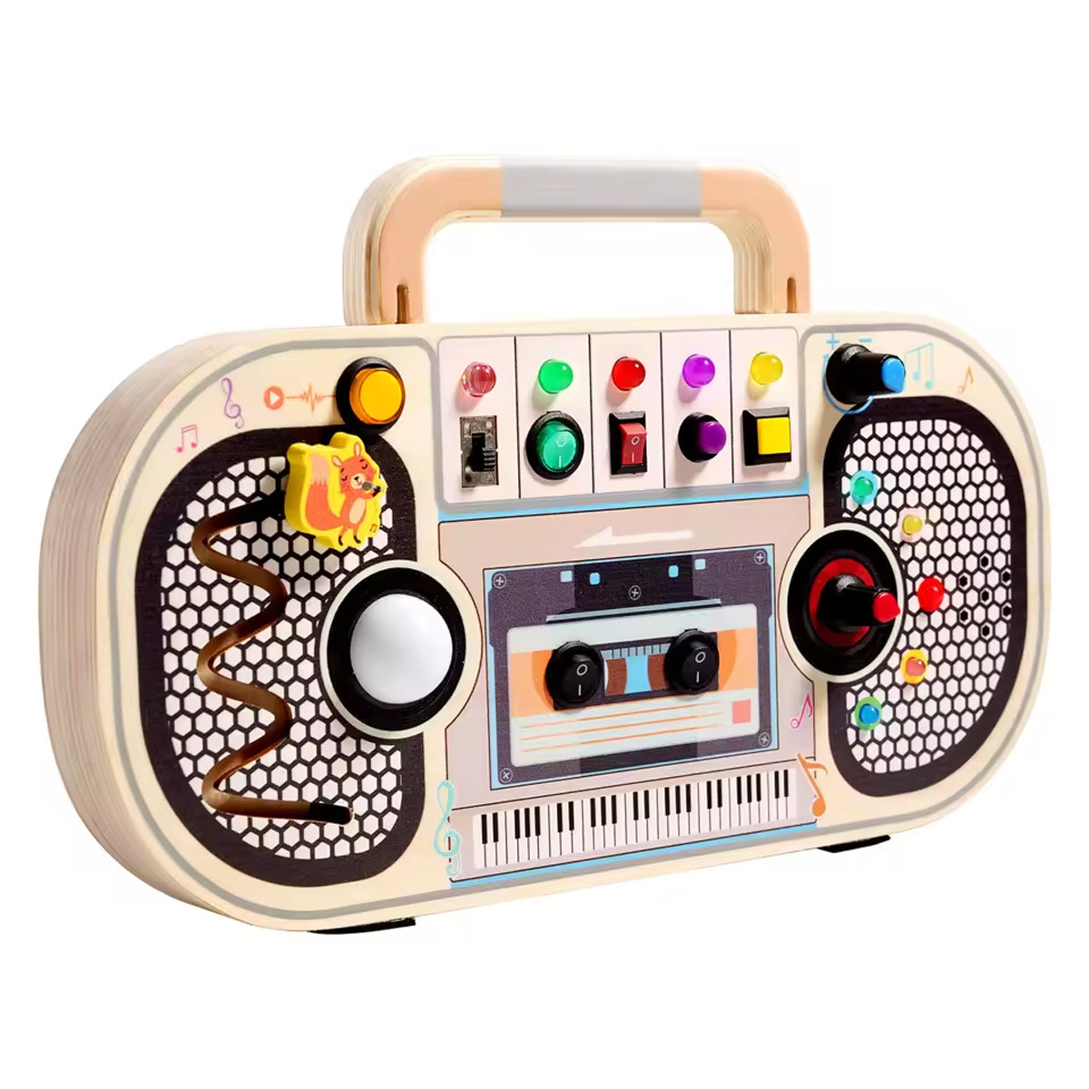 Montessori Wooden Switch Busy Board