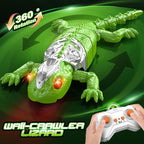 Wall Crawler Gecko RC Lizard Toy with LED Eyes