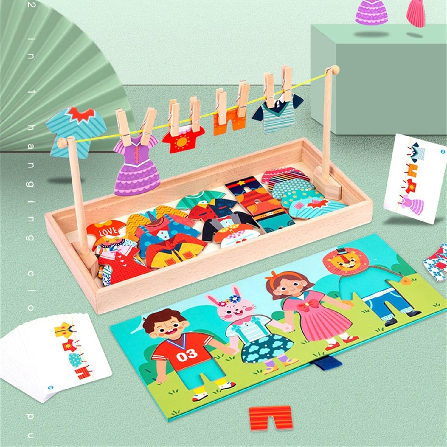 Wooden Dress-Up Puzzle Game –