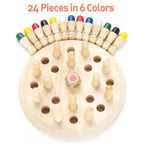 Wooden Memory Match Stick Game