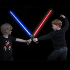 Led Light Up Swords Set Fx Double Bladed Dual Sabers