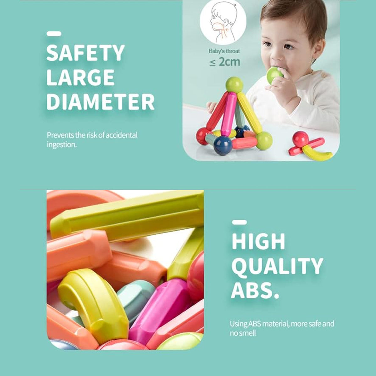 Magnetic Stick Building Blocks Set