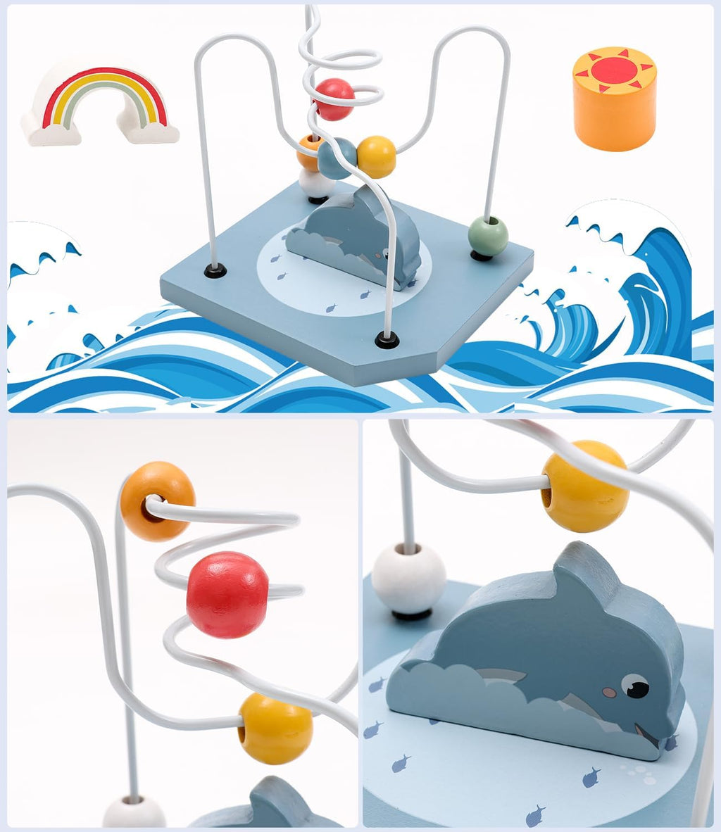 Montessori 6-in-1 Wooden Activity Cube
