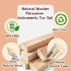 5PCS Wooden Musical Instrument Set