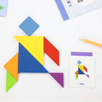 Tangram Puzzle Box with Cards