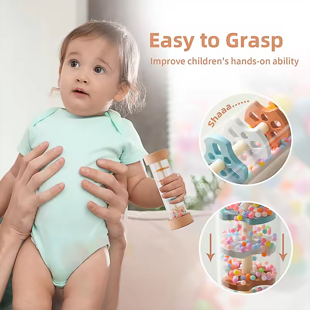 Montessori Rain Stick Toy