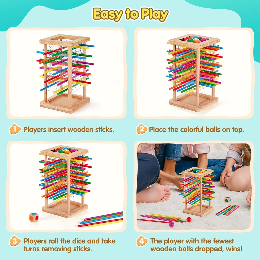 Montessori Color Stick Board Game