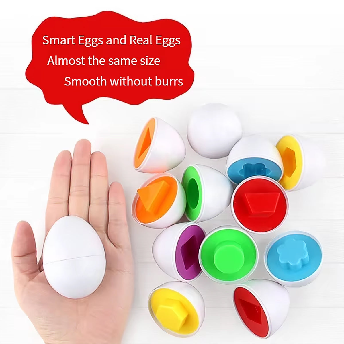 Matching Eggs Learning Toy with Chicken Storage Case