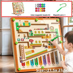 Magnetic Color & Number Maze