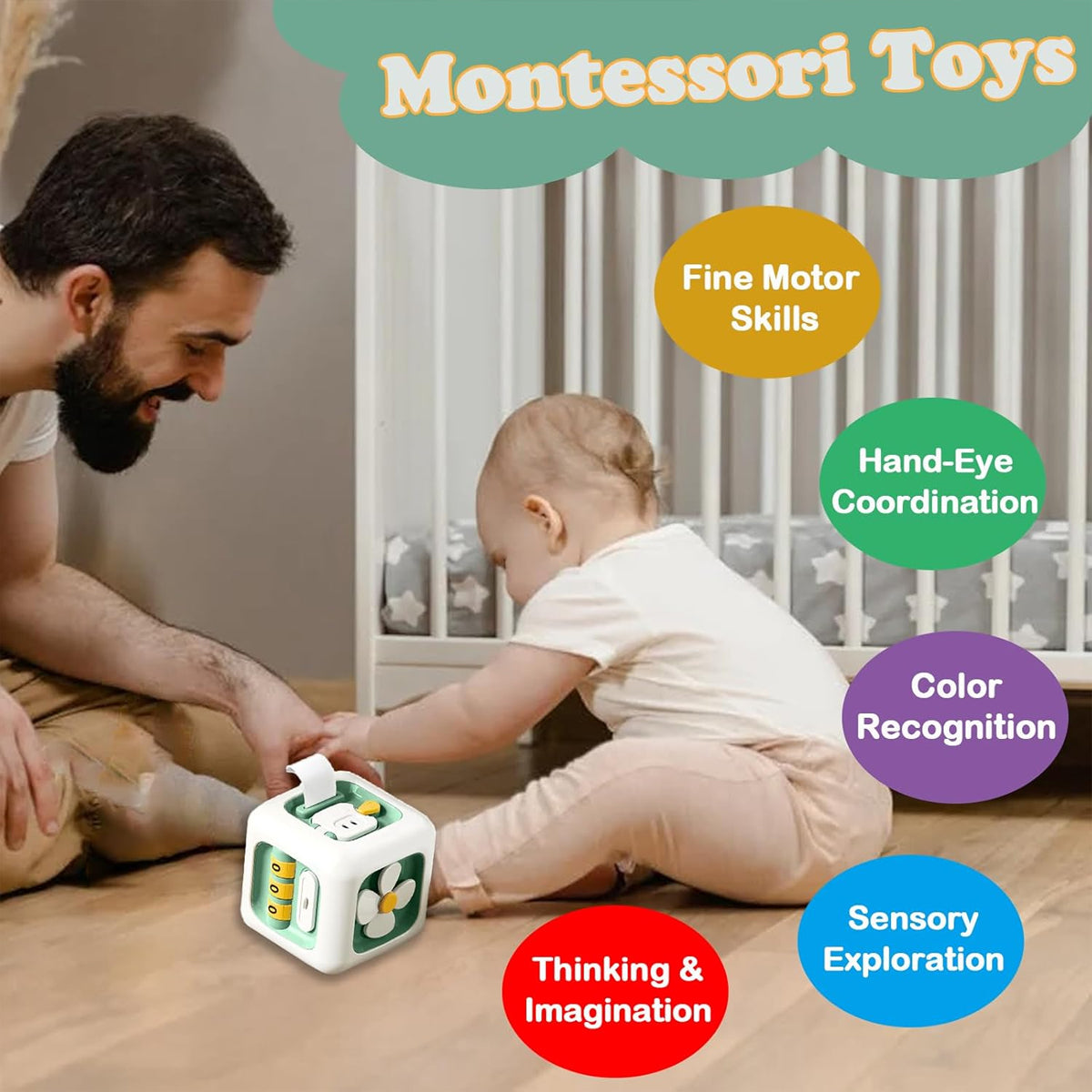 Montessori Busy Cube Toy