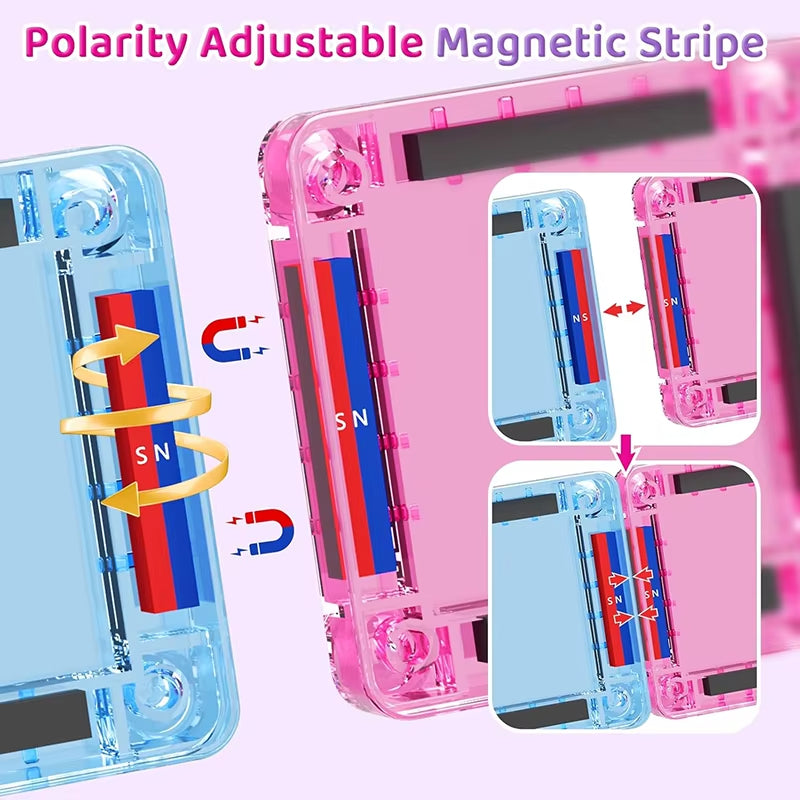 Mini Magnetic Tiles 40PCS Montessori Building Set