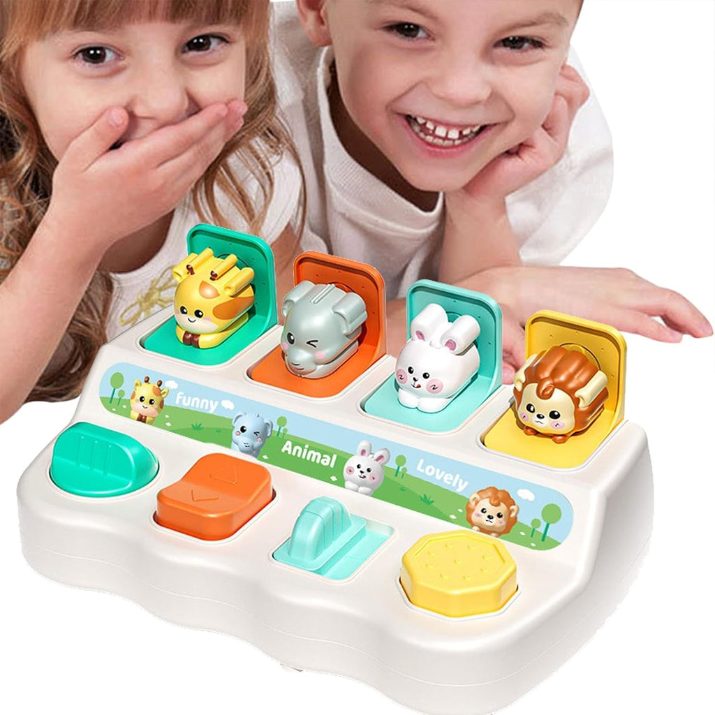 Montessori Pop-Up Animal Toy Box