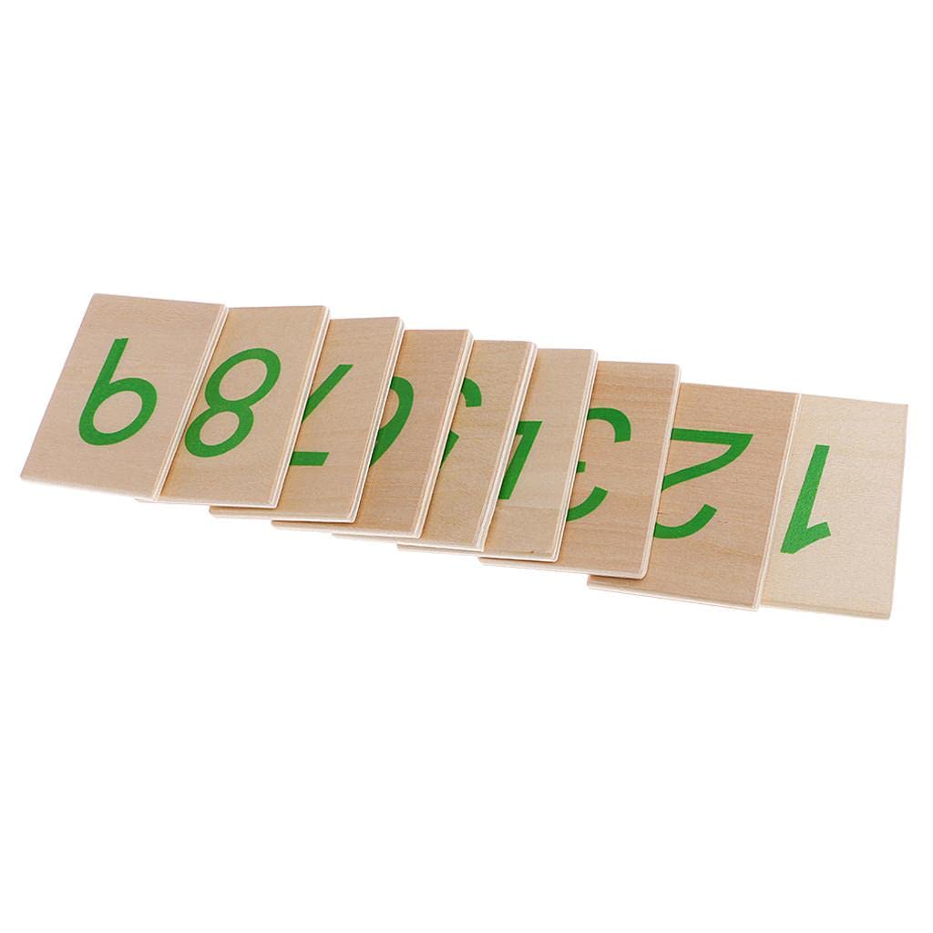 Montessori Wooden Number Cards 1–9000