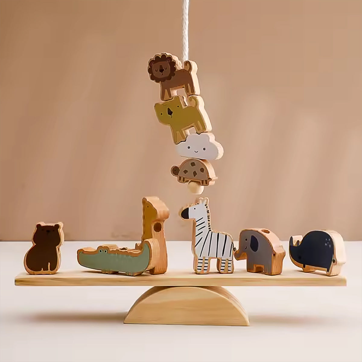 Montessori Wooden Threading Board Toy