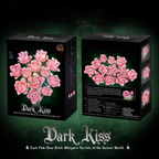 Pink Rose Flower Building Block Bouquet For Adults