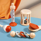 5PCS Wooden Musical Instrument Set