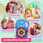 Cartoon Animal Sticky Ball Dart Board Game Set