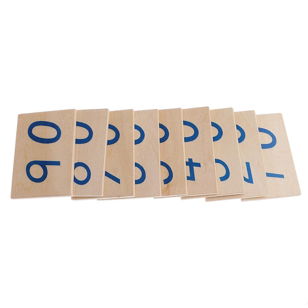 Montessori Wooden Number Cards 1–9000