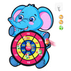 Cartoon Animal Sticky Ball Dart Board Game Set