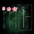 Pink Rose Flower Building Block Bouquet For Adults