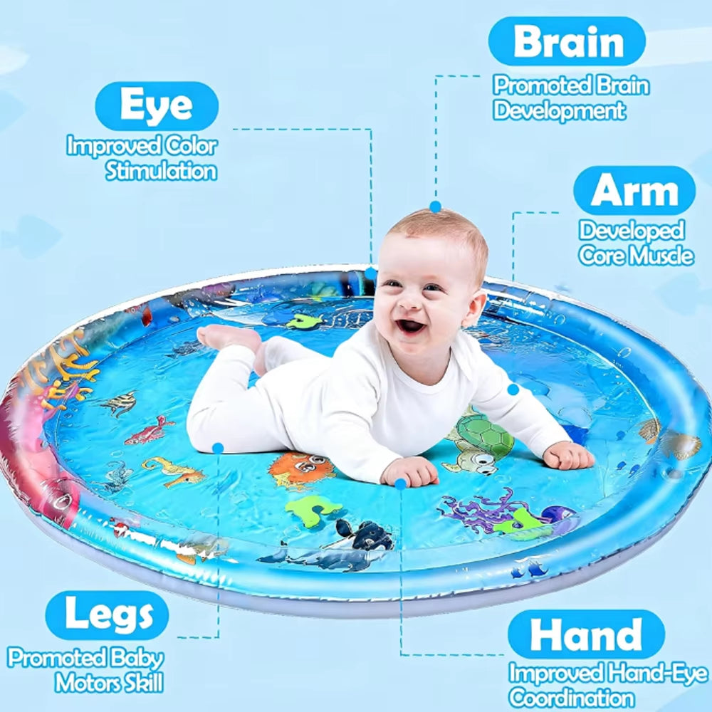 Round Inflatable Baby Water Play Mat