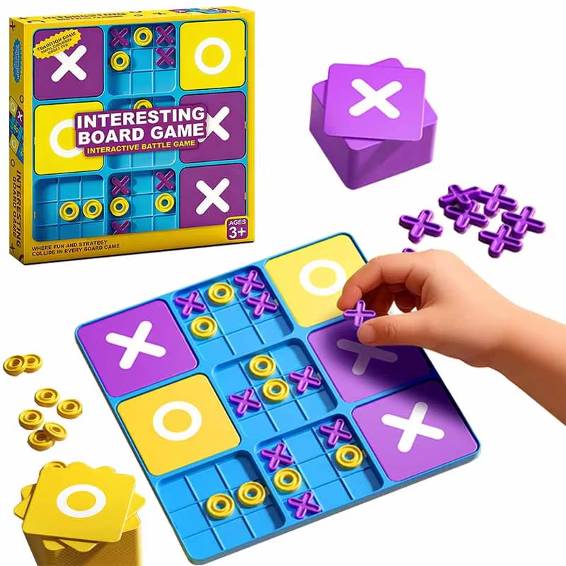 Ultimate Tic Tac Toe Family Strategy Board Game
