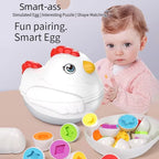 Matching Eggs Learning Toy with Chicken Storage Case