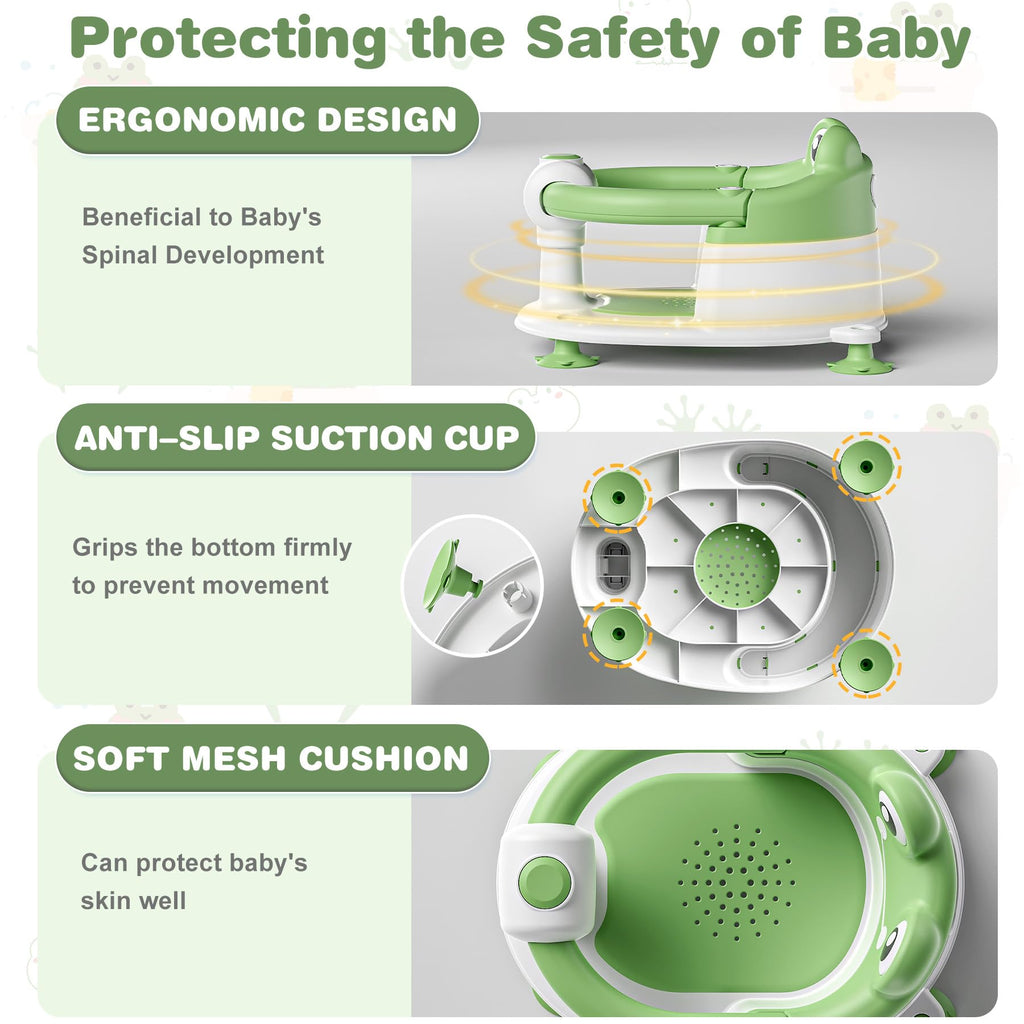 Non-Slip Baby Bath Seat for Babies