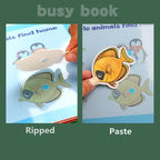 Montessori Busy Book for Kids to Develop Learning Skills
