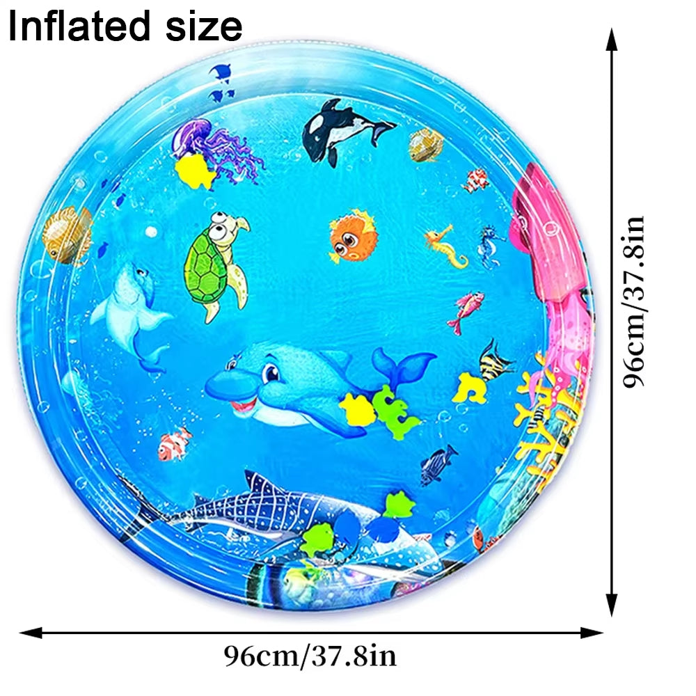 Round Inflatable Baby Water Play Mat