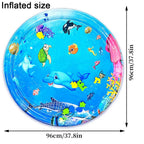 Round Inflatable Baby Water Play Mat