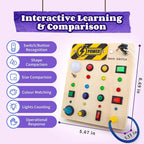 Montessori Wooden Switch Busy Board