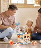 Montessori 6-in-1 Wooden Activity Cube