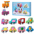 Wooden Animal Stacking Blocks