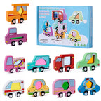 Wooden Animal Stacking Blocks