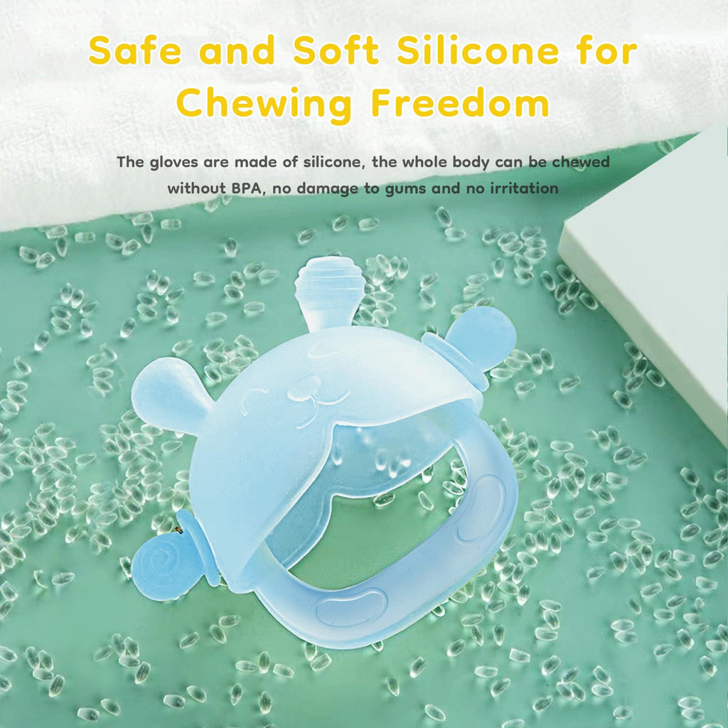 Baby Mitten Teether Toy for 3–12 Months