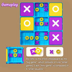Ultimate Tic Tac Toe Family Strategy Board Game