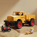 RC Excavator and Dump Truck Toy Set – Lights & Sounds
