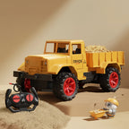 RC Excavator and Dump Truck Toy Set – Lights & Sounds