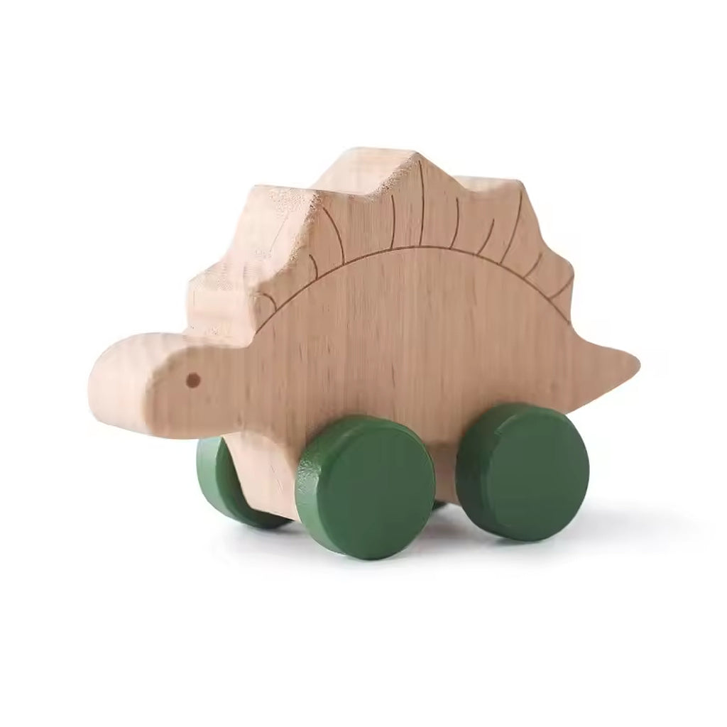 Montessori Wooden Dinosaur Car Toy