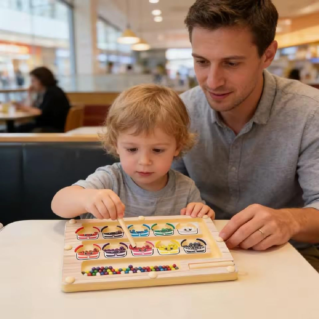 Montessori Magnetic Color & Number Maze