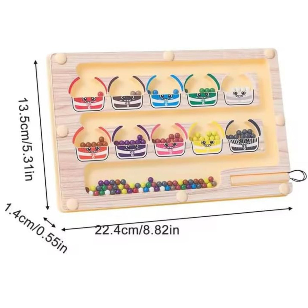 Montessori Magnetic Color & Number Maze