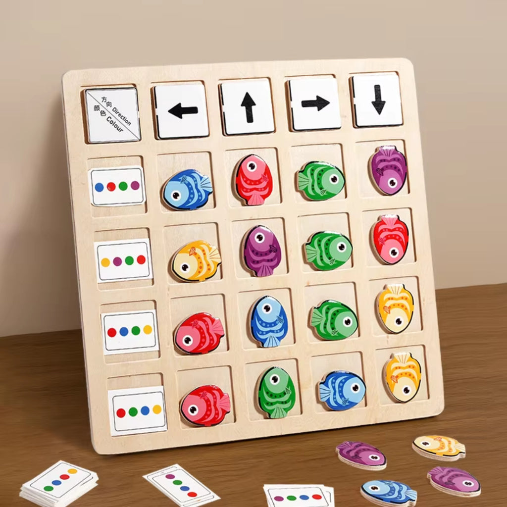 Montessori Wooden Logic Board Game