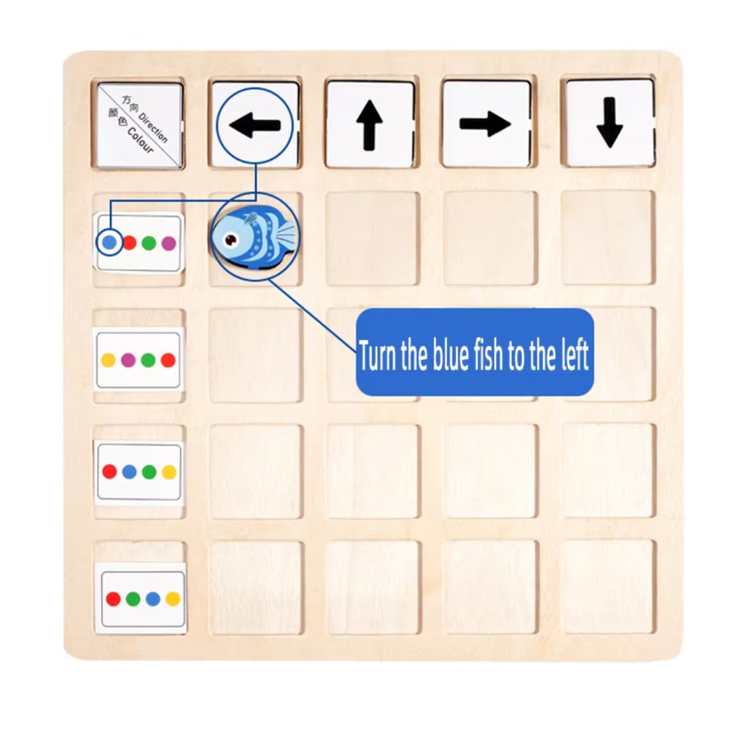 Montessori Wooden Logic Board Game