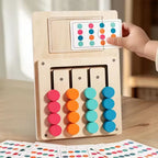 Montessori Wooden Color & Shape Matching Board