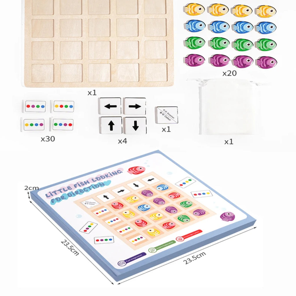 Montessori Wooden Logic Board Game