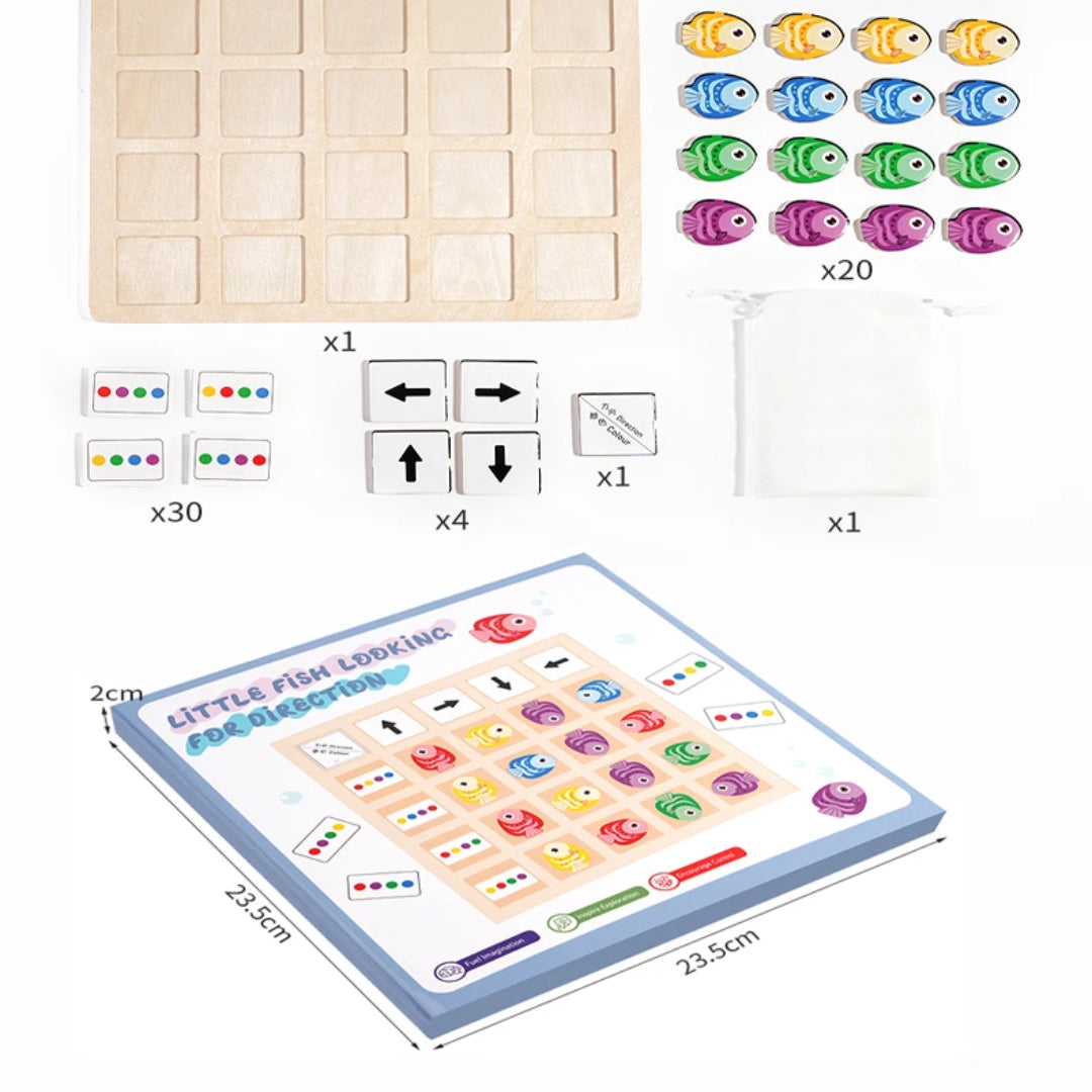 Montessori Wooden Logic Board Game